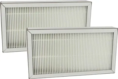 Produktbild von vhbw 2x Luftfilter F7 kompatibel mit Pluggit Avent P190 Lüfter, Badlüfter, Ventilator, Lüftungsgerät - Weiß