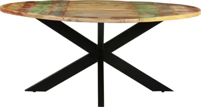 Obrázek produktu pro vidaXL Jídelní stůl kulatý 175x75 cm Masivní staré dřevo