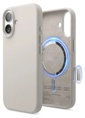 Produktbild von Elago MagSafe Silikon Case für iPhone 17 - Stone