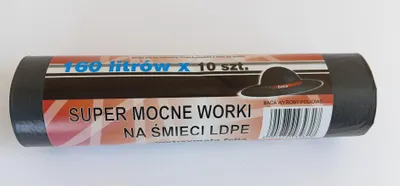 Immagine prodotto di Sacchetti Per I Rifiuti 160 L 90×110 Neri 10 Pezzi - An 150 L/10