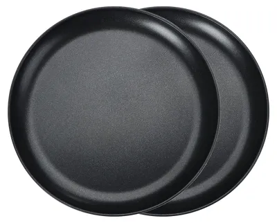 Image de Lot de 2 plaques de cuisson en acier inoxydable pour une cuisson saine