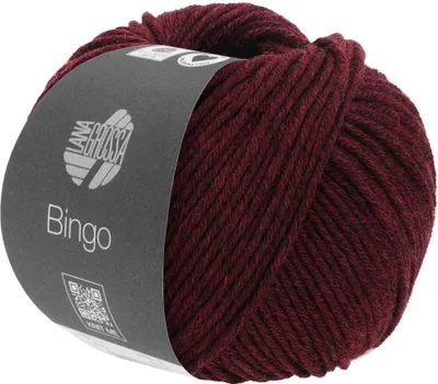 Produktbild von Lana Grossa - Bingo Melange 1006 schwarzrot meliert