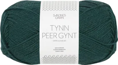 Produktbild von Sandnes Tynn Peer Gynt 50g - Norwegische Wolle 7281 dyp petrol