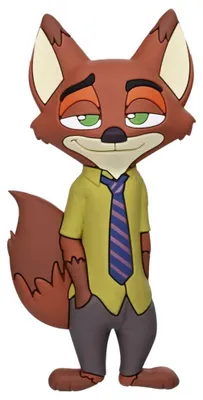 Image de Zoomania, figurine en PVC aimantée, personnage de Nick Wilde
