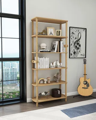 Productafbeelding van Skye Decor, boekenkast van eikenhout, 80x174x30 cm, 100% MDF, ouderencode: [oudercode]