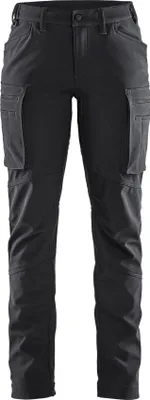 Produktbild von Blakläder® Damen Service Softshell Winterhose Schwarz 7177 2513, Farbe:schwarz, Größe:46