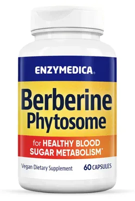 Productafbeelding van Enzymedica Berberine Phytosome, voor een gezond metabolisme, 60 capsules