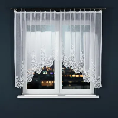 Obrázek produktu pro MARKIZETA Záclona 330x140 Berenika bílá žakárová hotová 004304/FBL/001/330140/1
