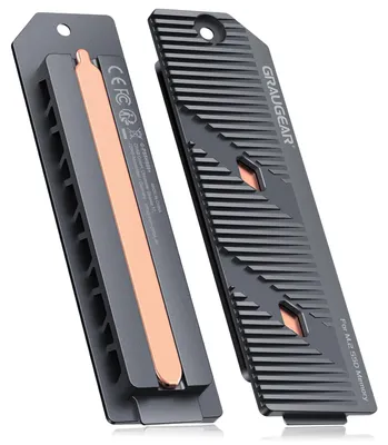 Obrázok produktu pre GrauGear G-PS5HS05+ GRAUGEAR Kühlkörper SSD M.2NVMe PS5 Slim&Pro Speichererweit.