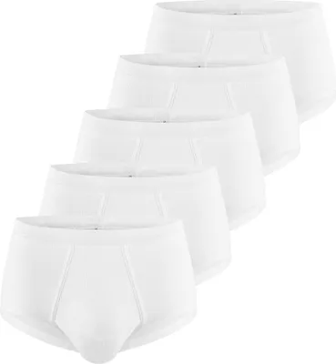 Produktbild von ESGE 5er Pack - Doppelripp Slip / Unterhose Ohne Seitennähte, Doppelripp Slip mit Eingriff, 100 % Baumwolle