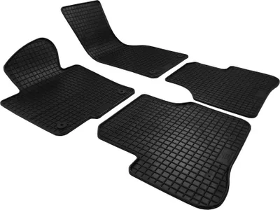 Produktbild von für VW Passat ab 03/2005-10/2010 Passform Fußmatten PETEX Gummimatten 4-teilig schwarz Allwettermatten Gummifußmatten