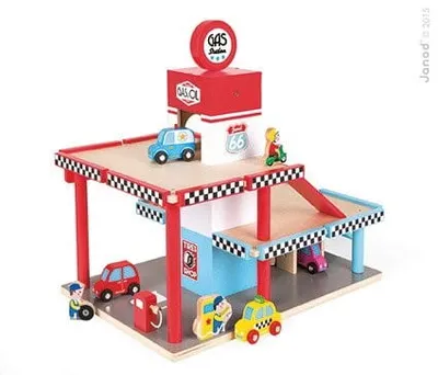 Produktbild von JANOD J05718, Car & garage, 3 Jahr(e), Garage, 8 Jahr(e), Mehrfarbig, Holz