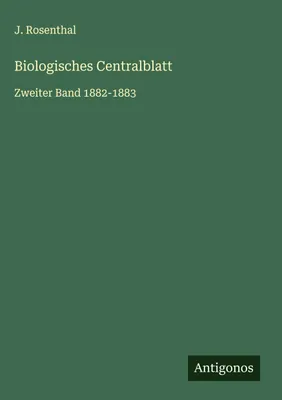 Produktbild von Biologisches Centralblatt