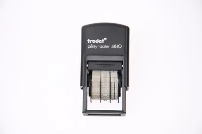 Zdjęcie produktu dla Trodat 4810, Datownik, 3,8 x 21 mm, Czarny, Czarny, 41 mm, 25 mm