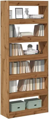 Produktbild von Bücherschrank/Raumteiler Artisan in Eiche 80x30x198 cm