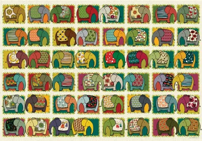 Immagine prodotto di Puzzle D-TOYS: elefanti 1000 pezzi