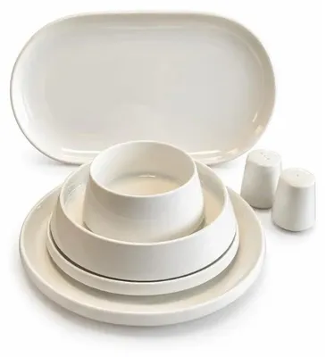 Image de Bricard Bellon Service de table 27 pièces Blanc