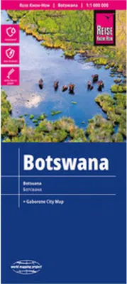 Image de Reise Know-How Carte du Botswana 1 : 1.000.000