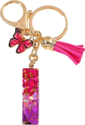 Produktbild von Schlüsselanhänger Alphabet - I / Rosa / Schmetterling KP37953