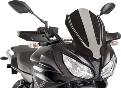 Produktbild von PUIG 9211N Z-Racing Scheibe  passend fuer YAMAHA MT-07 TRACER Schwarz