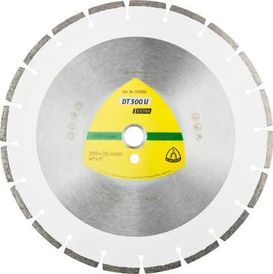 Produktbild von Klingspor DT 300 U Diamanttrennscheiben, 350 x 2,8 x 30 mm 20 Segmente 50,1 x 2,8 x 7 mm, Standardverzahnung