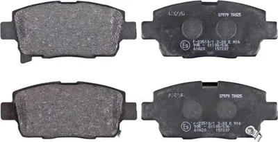 Imagen del producto de Juego de pastillas de freno con indicador de desgaste de 16,5 mm, compatible con sistema ABS, para vehículos como el TOYOTA YARIS