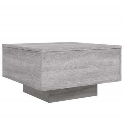 Image de vidaXL Table basse Gris Sonoma 55x55x31 cm Bois composite