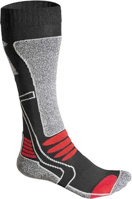 Produktbild von F-Lite Motorbike E200 Damen Socken, schwarz/grau/rot, 39-42