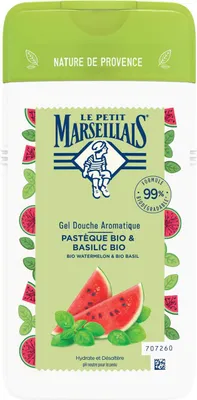 Produktbild von Le Petit Marseillais Duschgel BIO Wassermelone & BIO Basilikum 250 ml