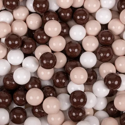 Produktbild von KiddyMoon Mehrfarbige Plastikbälle 700 ∅7cm Bälle Und Spielbälle Für Bällebad Für Babys Und Kinder