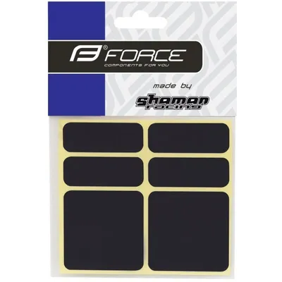 Image de Autocollants réfléchissants Force set de 6 3M noir 16354 16354