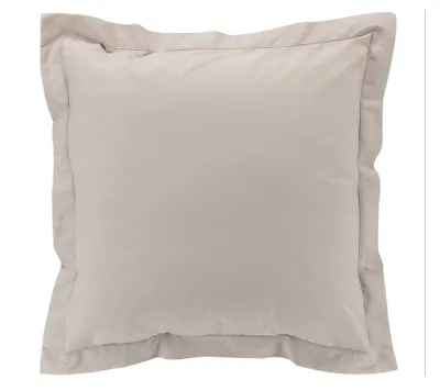 Immagine prodotto di 2 copricuscini in percalle di colore naturale 63 x 63 cm