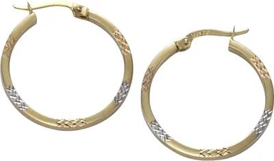 Produktbild von V Creolen 333/- Gold 2,1cm mehrfarbig 324310172