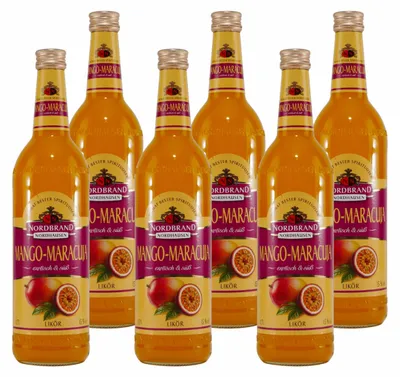 Produktbild von Norbrand Mango-Maracuja Likör (6 x 0,7L)
