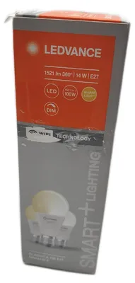 Produktbild von LEDVANCE SMART+, Intelligentes Leuchtmittel, WLAN, Weiß, LED, E27, Warmweiß