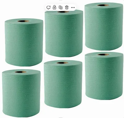 Produktbild von Papierhandtücher Handtuchpapier Falthandtücher Papierhandtücher rollen, 6X120m Handtuchrollen, Papierroll, Küchenrolle,Handtuchrolle , Handtücher Roll