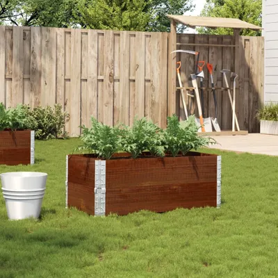 Image de Maison Exclusive - Jardinière marron 100 x 50 cm en bois massif de pin