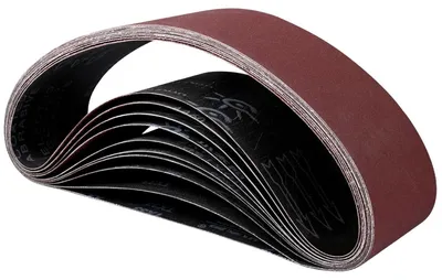 Produktbild von Schleifbänder 75x533 mm Körnung 60/80/100/120/240 Mix 10 Stück für Bandschleifer