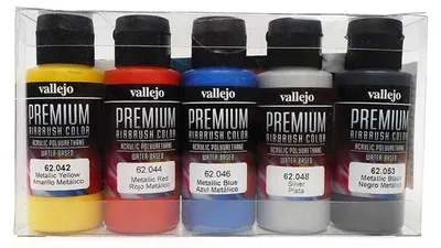 Imagen del producto de Vallejo 62.103, 60 ml, , Azul, Rojo, Plateado, Amarillo, Metalizado, Frasco