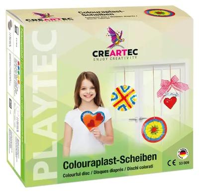 Produktbild von CREARTEC Colourplast Schmelzgranulat Scheiben-Set - individuelle Verschönerung - 53009
