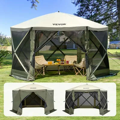Produktbild von Gartenzelt Faltpavillon Partyzelt Popup Zelt 8 Personen 3,66x3,66x2,4m
