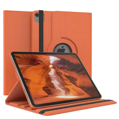 Produktbild von EAZY CASE - Tablet Hülle für Apple iPad Air 4 (2020) / Air 5 (2022) Schutzhülle, Tablet Case 360° drehbar in Orange