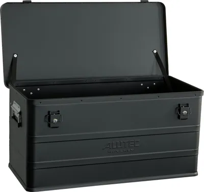 Image de ALUTEC Aluminiumbox Classic 93 Schwarz, 93 ltr., (LxBxH) 750 X 350 X 355 mm
