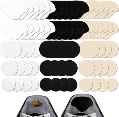 Imagen del producto de Parches autoadhesivos para reparación de zapatos, 36 pares, 3 colores, para suelas de zapatos