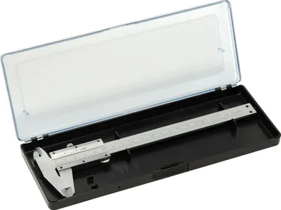Produktbild von Hm Schiebelehre 155 Mm, Rostfrei mit Feststellschraube, Sb-Tasche