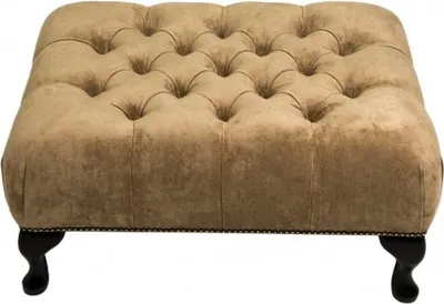 Produktbild von Hocker Beistell Bank Fußhocker Beistellhocker Ottomane Sitzbank Chesterfield