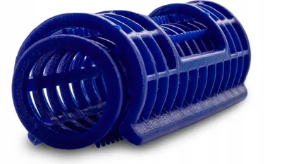 Produktbild von Ponik's Kunststoff Lockenwickler, Haar-Roller-Set, selbstgreifend, 18 mm, 6 Stk, Dunkelblau
