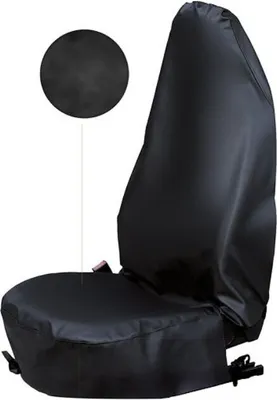 Produktbild von Sitzbezug FORTA Modell 10031, Serie Flügeldecken, aus , Schwarz, mit Textil-Gummiband
