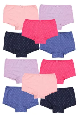 Produktbild von TupTam Mädchen Slips mit Aufdruck 10er Pack, Farbe: Farbenmix 5, Größe: 164-170