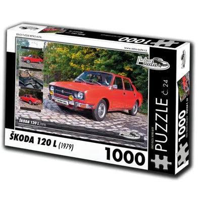 Obrázok produktu pre Puzzle č. 24 - ŠKODA 120 L (1979) 1000 dielikov